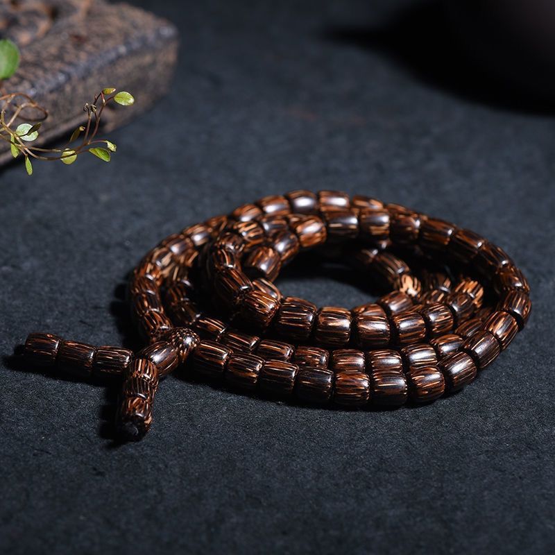 Sinking Grade Agarwood Bracelet - Natural Vietnam Nha Trang Wealth & Meditation Beads - Image 4