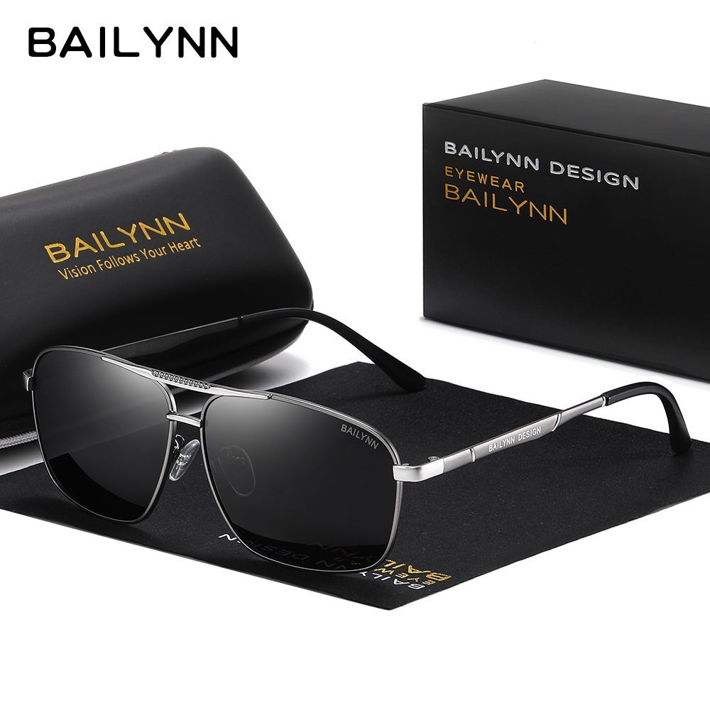 Gunmetal frame Polarized Aviator Sunglasses with UV400 polarized lenses
