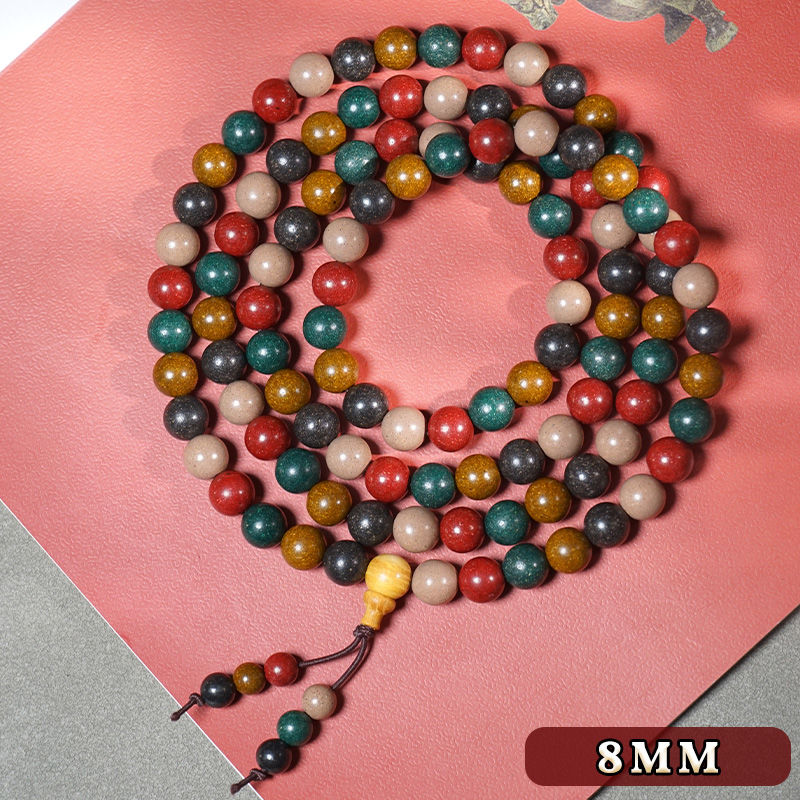 Herbal Energy Bracelet - Five Elements Botanical Aromatherapy Beads - Image 14