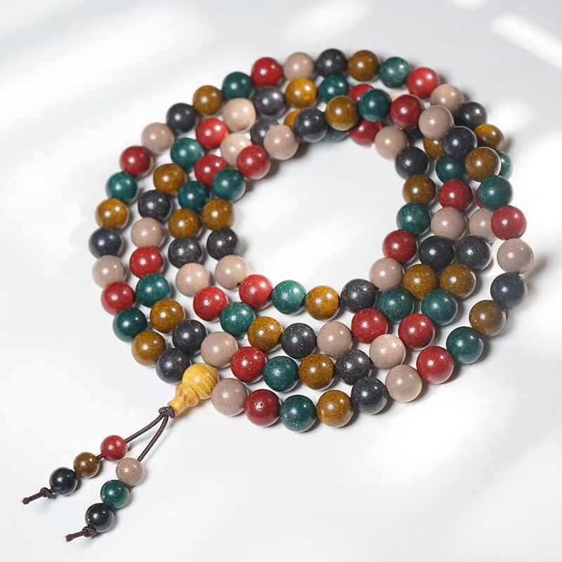 Herbal Energy Bracelet - Five Elements Botanical Aromatherapy Beads - Image 7