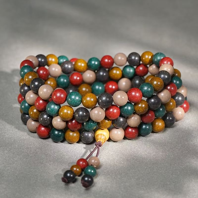 Herbal Energy Bracelet - Five Elements Botanical Aromatherapy Beads - Image 8