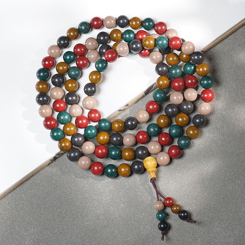 Herbal Energy Bracelet - Five Elements Botanical Aromatherapy Beads - Image 10