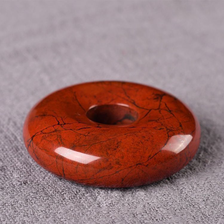 Red Edin Meteorite Lucky Charm Safety Buckle - Cosmic Energy Talisman - Image 5