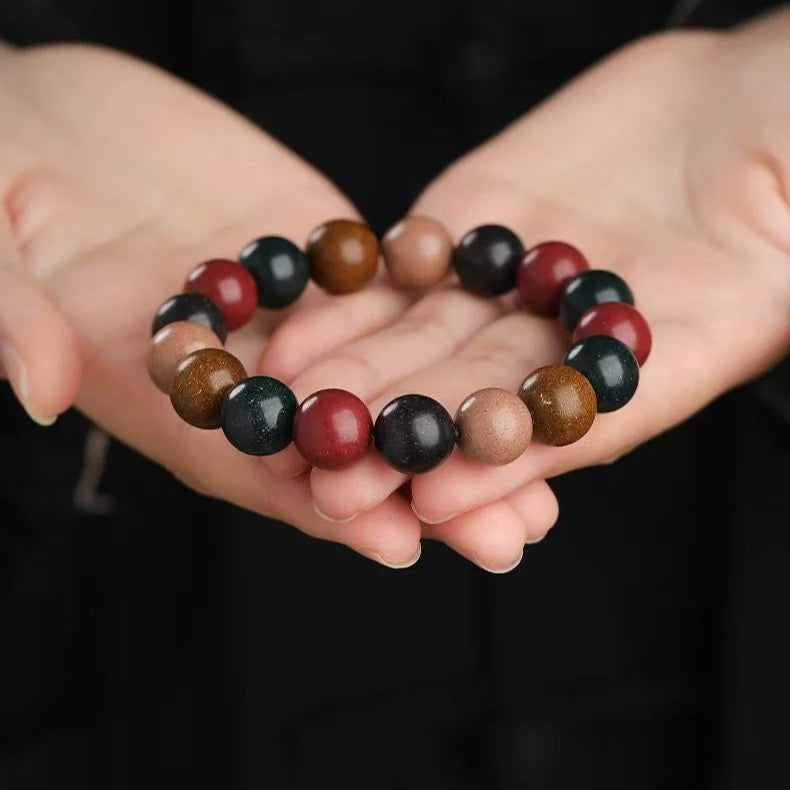 Herbal Energy Bracelet - Five Elements Botanical Aromatherapy Beads - Image 4