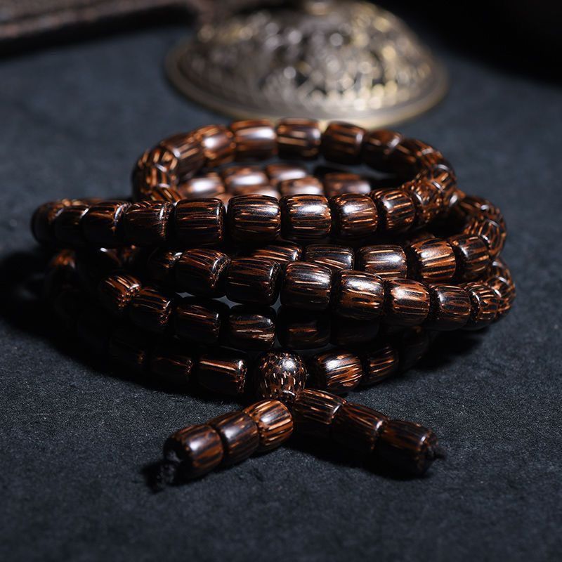 Sinking Grade Agarwood Bracelet - Natural Vietnam Nha Trang Wealth & Meditation Beads - Image 5