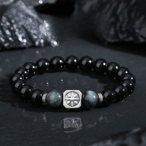 Hawk's Eye Bracelet S925 Sterling Silver Starburst