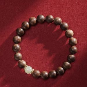 sandalwood jade bracelet