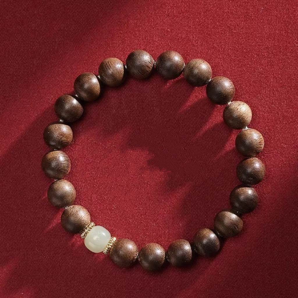 sandalwood jade bracelet