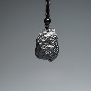 iron silicide meteorite necklace