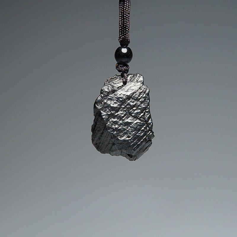 iron silicide meteorite necklace