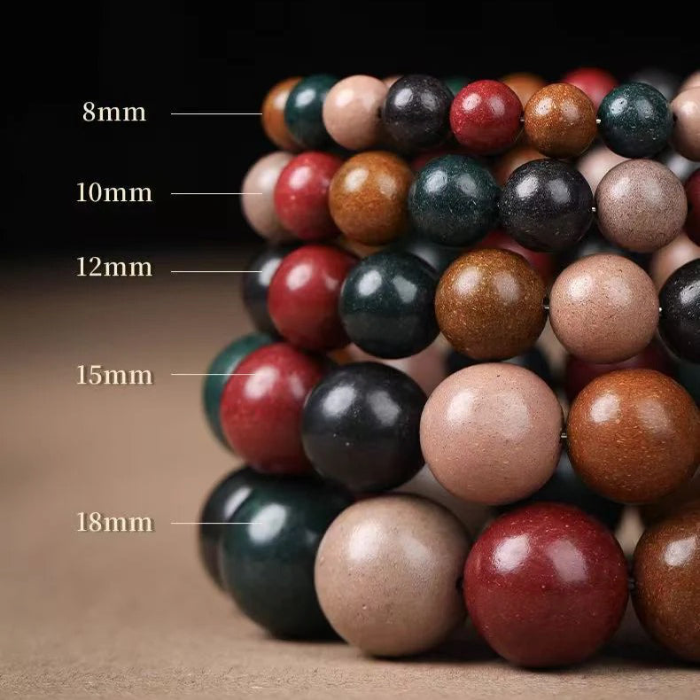 Herbal Energy Bracelet - Five Elements Botanical Aromatherapy Beads - Image 3