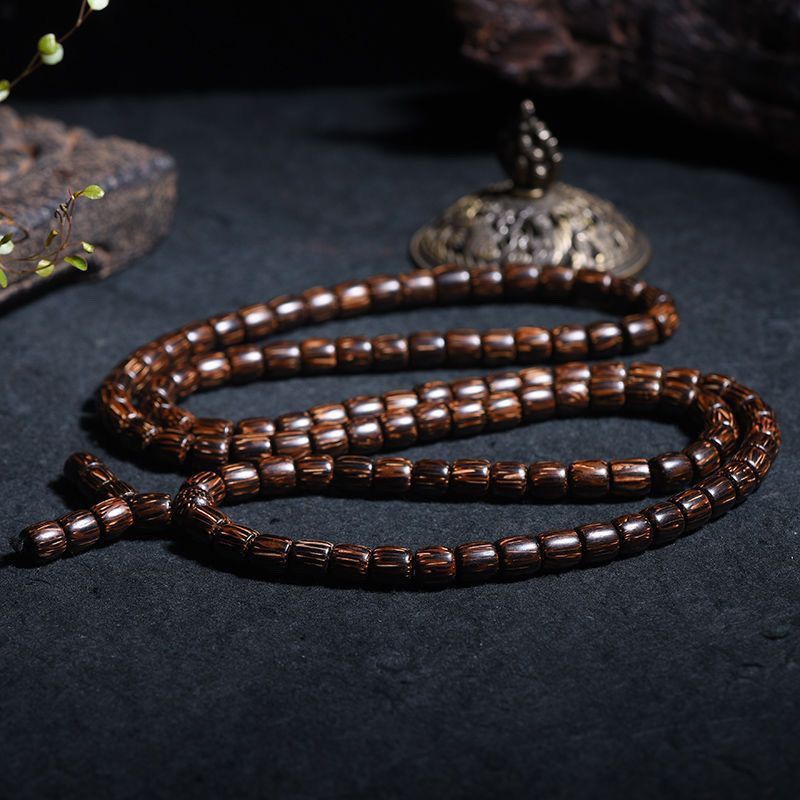 Sinking Grade Agarwood Bracelet - Natural Vietnam Nha Trang Wealth & Meditation Beads - Image 3