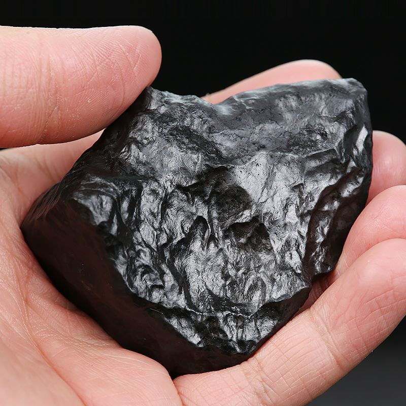Natural Iron Meteorite Raw Stone - Cosmic Energy Widmanstätten Pattern Specimen - Image 2