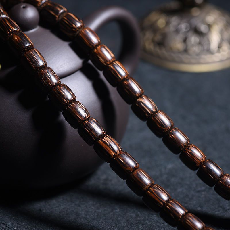 Sinking Grade Agarwood Bracelet - Natural Vietnam Nha Trang Wealth & Meditation Beads - Image 7