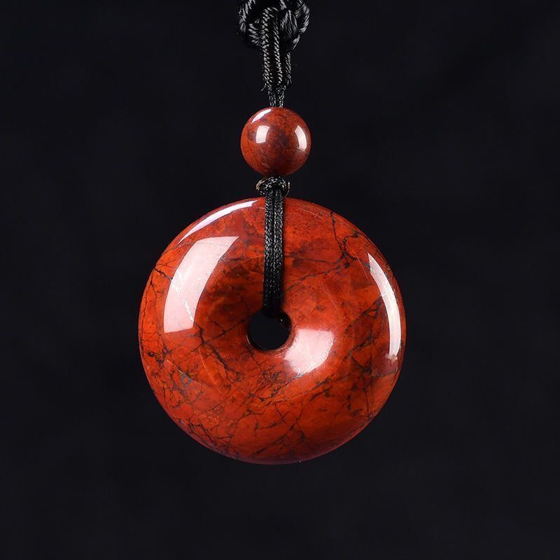 Red Edin Meteorite Lucky Charm Safety Buckle - Cosmic Energy Talisman - Image 4