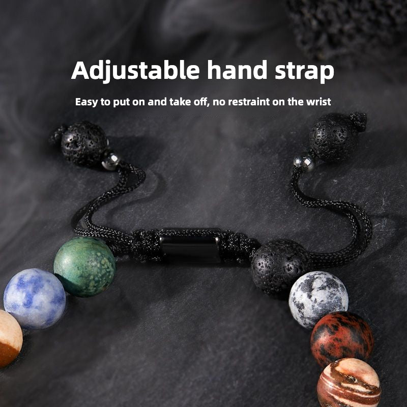 Cosmic Interstellar Natural Stone Bracelet - Universal Energy Beads - Image 5