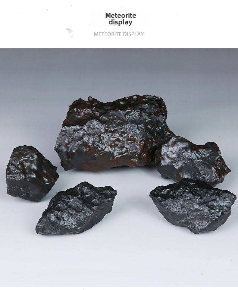 Natural Iron Meteorite Raw Stone - Cosmic Energy Widmanstätten Pattern Specimen - Image 3